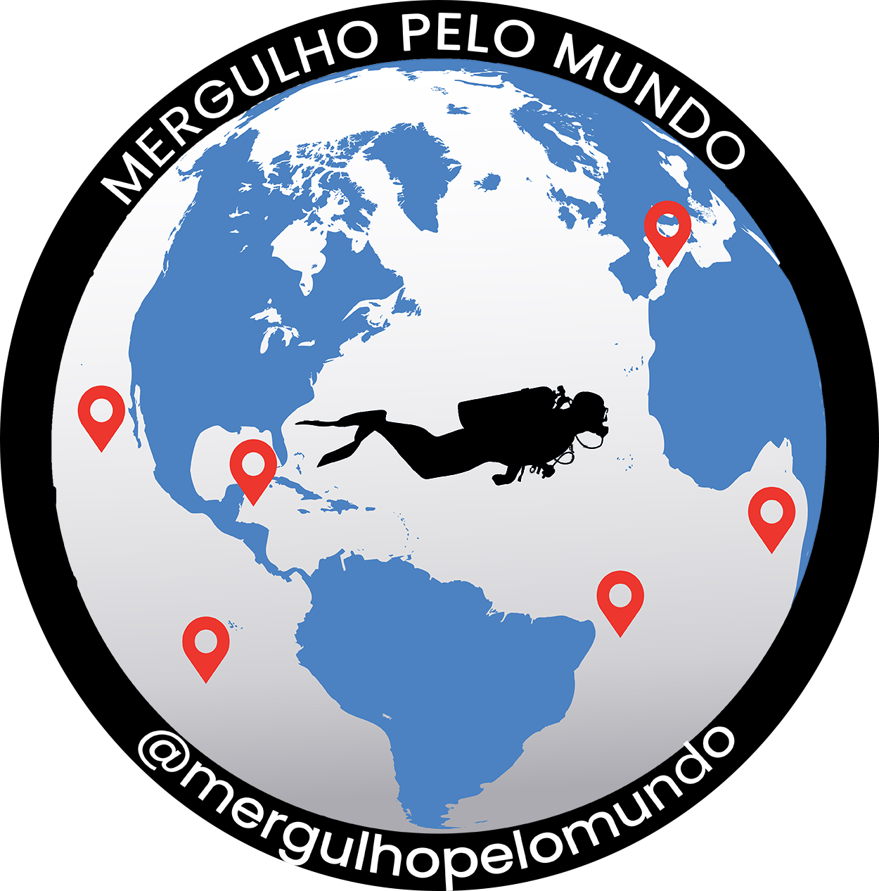 Logo do Mergulho pelo Mundo